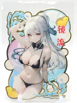 Goddess Story - Gold Metal Waifu Card - Image 1