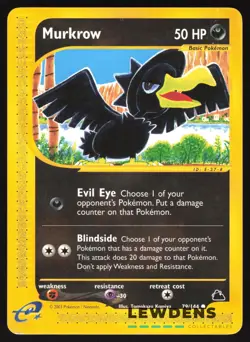 Murkrow - 79/144 - Common - Skyridge - Pokemon Card - Image 1