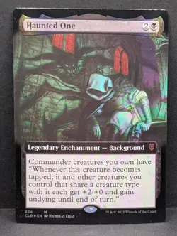 Haunted One extended art FOIL Commander Legends Baldur's Gate DND EA NM - Image 1