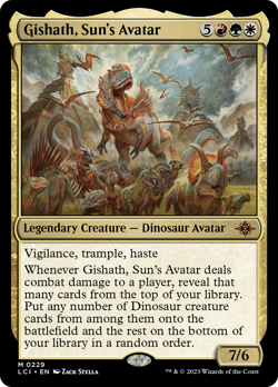 Gishath, Sun's Avatar The Lost Caverns of Ixalan Regular Near Mint (NM) - Image 1