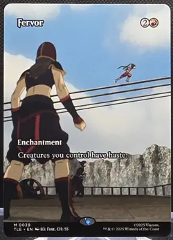 Fervor #29 Avatar: The Last Airbender Borderless Regular Mythic - Image 1