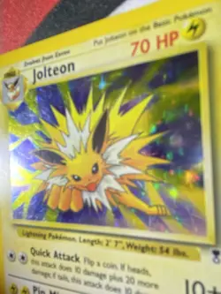 Pokemon Jolteon Legendary Collection Holo Rare Card 14/110 LP/MP Condition - Image 3