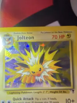 Pokemon Jolteon Legendary Collection Holo Rare Card 14/110 LP/MP Condition - Image 4
