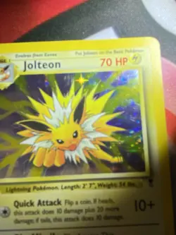 Pokemon Jolteon Legendary Collection Holo Rare Card 14/110 LP/MP Condition - Image 5