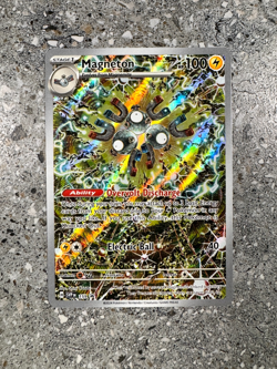 Pokemon TCG Cards Magneton SVP159 Black Star Promo Illustration Rare - Image 1