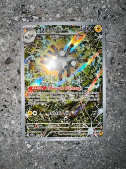 Pokemon TCG Cards Magneton SVP159 Black Star Promo Illustration Rare - Image 3