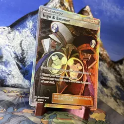 Ingo & Emmet (Full Art) - 176/181 Pokemon SM Team Up - Holo LP - Image 3