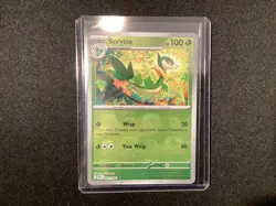 Pokemon TCG - Servine - 002/086 - (Master Ball Pattern) - SV: Black Bolt - Image 1