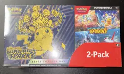 Pokemon Surging Sparks ETB + Booster Bundle Costco (Sealed) - Image 1