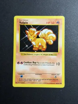 Pokemon - Base Set Shadowless - Vulpix 68/102 - Common - Image 1