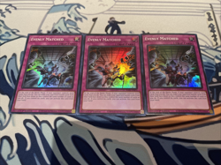 Yugioh Evenly Matched Super Rare RA01-EN073 x3 Near Mint 1st Edition - Image 1
