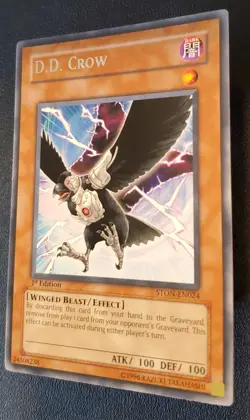 Yu-Gi-Oh! D.D. Crow STON-EN024 Strike of Neos 1st Edition NM - Image 3