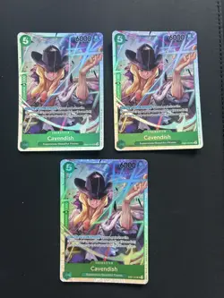 3 XCavendish EB01-012 SR One Piece TCG English Reprint PRB02 - Image 1