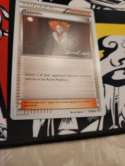 Pokemon TCG Card - Lysandre - 90/106 - World Championship 2016 - LP - Image 3