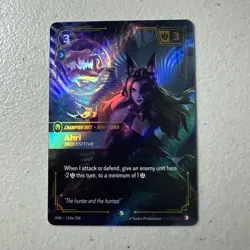 Riftbound - Ahri Inquisitive - ALT ART - 119a/298 - FOIL - NM - Image 1