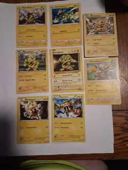Electabuzz & Electivire Pokemon Card Lot - Mixed Eras - 8 Cards Total - Image 1