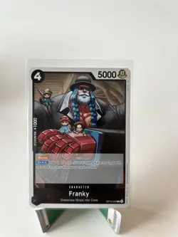 Franky OP10-090 English Foil Rare Royal Blood One Piece Card Game - Image 1