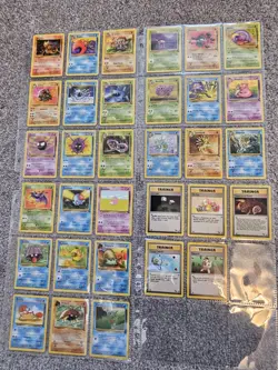 1999 Pokemon FOSSIL Set COMPLETE Uncommon Common Non Holo Cards - Image 1