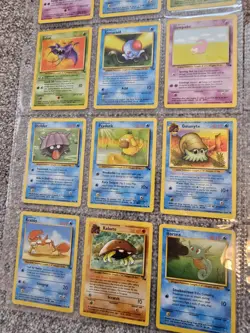 1999 Pokemon FOSSIL Set COMPLETE Uncommon Common Non Holo Cards - Image 4
