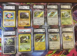 10 PSA CGC Graded Pokemon Lot Vintage and Modern 10 graded card lot (Lot #4) - Image 1