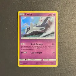 Latios Rare Holo 41/73 NM Shining Legends 2017 Pokemon Card TCG - Image 2