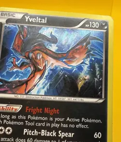 Yveltal 94/162 Holo Rare Breakthrough Set Pokemon Card 2015 MP - Image 4