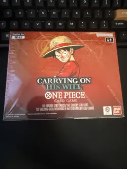 One Piece OP13 OP-13 TCG Carrying On His Will Booster Box English SEALED NEW - Image 1