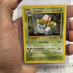 Ivysaur 44/130 Uncommon - Base Set 2 Pokemon Card NM/MT Nintendo WOTC Vintage - Image 1