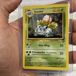 Ivysaur 44/130 Uncommon - Base Set 2 Pokemon Card NM/MT Nintendo WOTC Vintage - Image 2