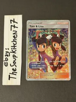 Tate & Liza 166 168 Full Art Celestial Storm Pokemon Card M - Image 1