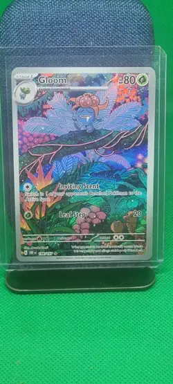 Gloom 198/197 Obsidian Flames Holo Pokemon TCG Card Illustration Rare Near Mint - Image 1