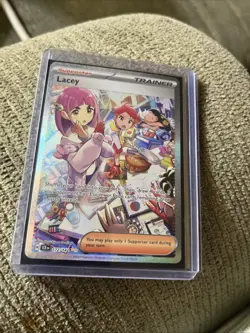 Pokemon TCG S&V Trainer Card Lacey 172/142 Special Illustration Rare - Image 1