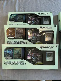 Magic The Gathering Haunts And Horrors 3 Commander Pack SEALED NEW FREE SHIPPING - Image 1
