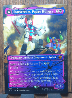 MTG💀 Starscream, Power Hungry (Shattered Glass) Transformers NEAR MINT✨💕❤ - Image 1