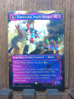 MTG💀 Starscream, Power Hungry (Shattered Glass) Transformers NEAR MINT✨💕❤ - Image 2