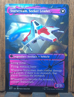 MTG💀 Starscream, Power Hungry (Shattered Glass) Transformers NEAR MINT✨💕❤ - Image 3