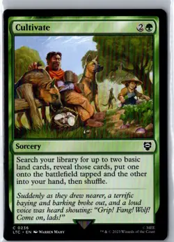CULTIVATE 236 COMMANDER: THE LORD OF THE RINGS MAGIC: THE GATHERING NM - Image 1