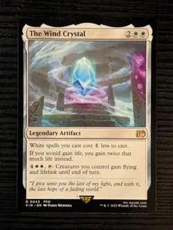 The Wind Crystal [Final Fantasy] - MTG Magic the Gathering - NM - Image 1