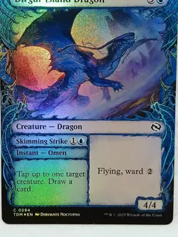 Dirgur Island Dragon 294 (Showcase) Tarkir: Dragonstorm Foil Magic The Gathering - Image 2