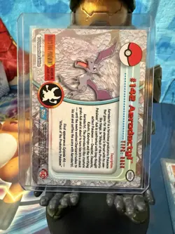2000 Topps Pokemon TV Animation Edition Series 3 Non Holo #142 Aerodactyl - Image 3