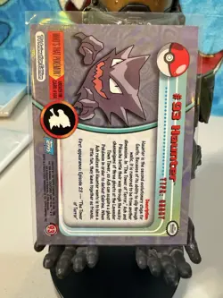 Haunter #93 Non-Foil Topps TV Animation Series 2 Blue Logo Pokemon 2000 - Image 2
