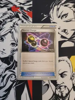 2016 Pokemon World Championships Trainer Item Special Charge #105/114 - LP - Image 1