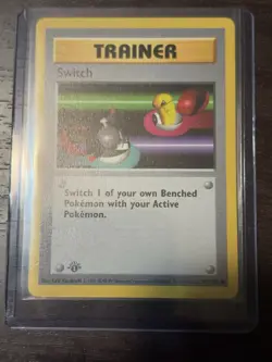 Pokemon TCG Switch Base Set 95/102 Regular 1st Edition Common - Image 1