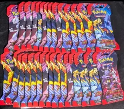 Pokemon Destined Rivals Sleeved Booster Pack LOT OF 30 Sealed New Mixed Artwork - Image 1