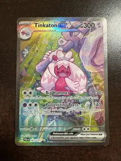 Tinkaton ex 262/193 SIR Pokemon TCG Paldea Evolved MINOR DMG - Image 1