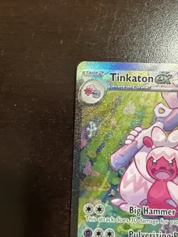 Tinkaton ex 262/193 SIR Pokemon TCG Paldea Evolved MINOR DMG - Image 2