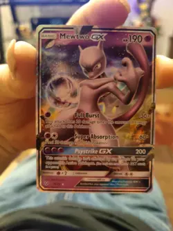 Pokemon TCG Mewtwo GX 31/68 Ultra Rare Hidden Fates - Image 3