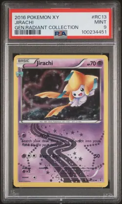 2016 Pokemon XY Generations Radiant Collection Jirachi RC13/RC32 PSA 9 Mint - Image 2