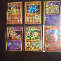Japanese Pokemon lot of Vending Sticker's - Holo Prism 1996 - - Image 1