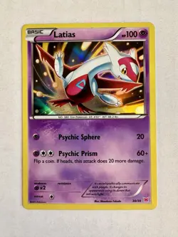 Latias 30/30 Holo Common Pokemon XY Trainer Kit Latias & Latios Near Mint NM - Image 1